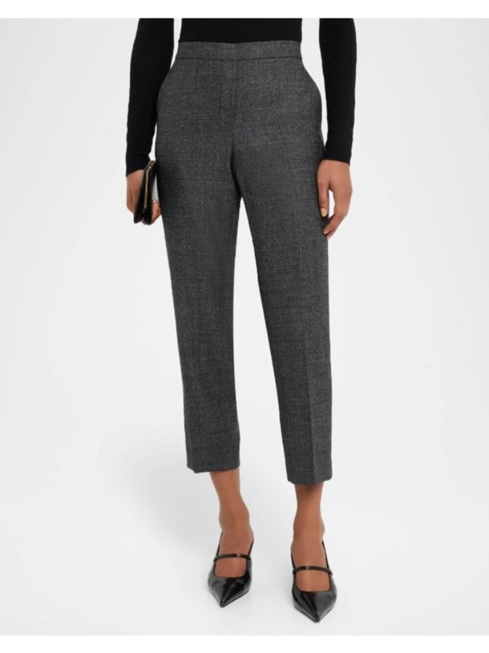 Theory Treeca Dress Pants Slim Charcoal 4